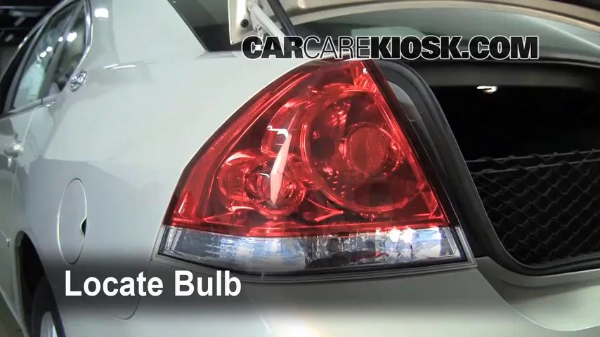 2008 Chevrolet Impala LT 3.5L V6 FlexFuel Lights Turn Signal - Rear (replace bulb)